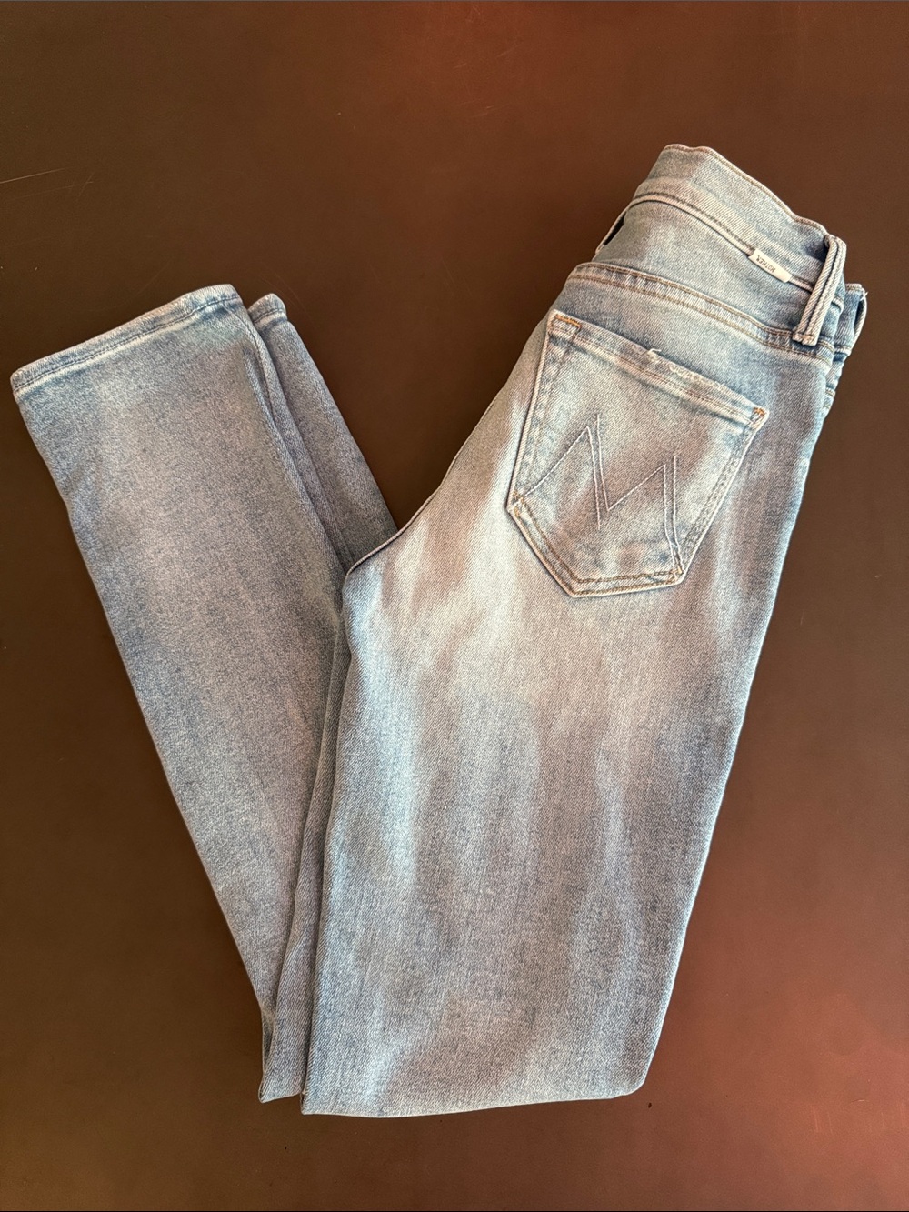 MOTHER Women’s Light Blue Slim Jeans